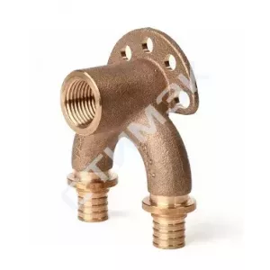 Проточный настенный угольник Рехау 16/16-Rp 1/2 короткий RX+ 14564033001