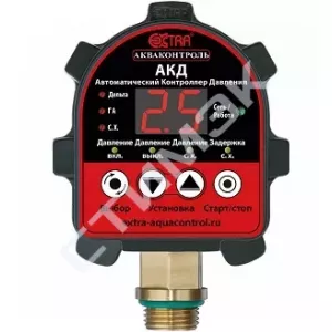 Автоматика для насосов Акваконтроль - купить в Екатеринбурге, Тюмени, Челябинске, Перми. Автоматический контроллер давления воды АКД-10-1.5, Акваконтроль