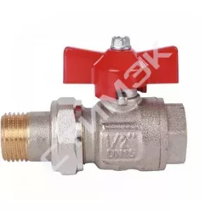 Кран шаровой полнопроходной IDEAL 098 Ду 1 НГ, бабочка 26098g Itap