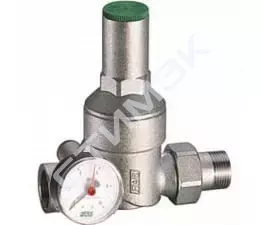 Редукторы давления, регуляторы расхода FAR - купить в Екатеринбурге, Тюмени, Челябинске, Перми. Редуктор хром. 3/4" (ВР-НР), с манометром FA 2835 34 FAR