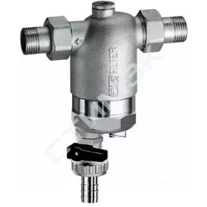 Промывные фильтры FAR - купить в Екатеринбурге, Тюмени, Челябинске, Перми. Фильтр 100мкм, с магн.встав., под манометр,  Max: 95 °C, 25 бар,  1/2" НР FA 39F3 12100 FAR