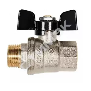 Кран шаровой ручка-бабочка ВР-НР 1 Oregon 03070070 BUGATTI