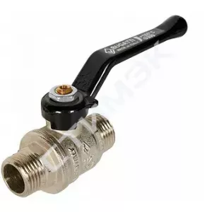 Латунные шаровые краны Bugatti - купить в Екатеринбурге, Тюмени, Челябинске, Перми. Кран шаровой ручка-рычаг НР 1/2 Oregon 03250020 BUGATTI