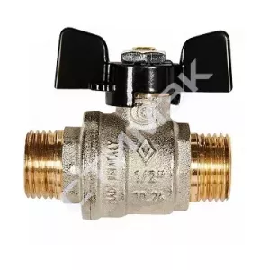 Кран шаровой ручка-бабочка НР 1/2 Oregon 03270022 BUGATTI