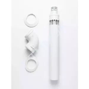 Дымоход концентрический DN80/125х800мм, горизонтальный, комплект WT80125-01