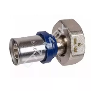 Пресс-штуцер MLC Plus с накидной гайкой 20-3/4"НГ Евроконус '20С 1237202 USYSTEMS