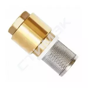 Обратные клапаны UNIPUMP - купить в Екатеринбурге, Тюмени, Челябинске, Перми. Обр. клапан 1" (ВР) с сеткой (сетка-нерж.сталь, толк.-латунь) 78826 UNIPUMP