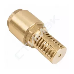 Обратные клапаны UNIPUMP - купить в Екатеринбурге, Тюмени, Челябинске, Перми. Обр. клапан 1" с сеткой (сетка-латунь, толк.-латунь) 50133 UNIPUMP