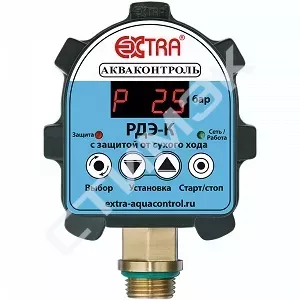 Автоматика для насосов Акваконтроль - купить в Екатеринбурге, Тюмени, Челябинске, Перми. Реле давления воды электронное с изолированным выходом РДЭ-К-10-1,5 1515150000 Акваконтроль