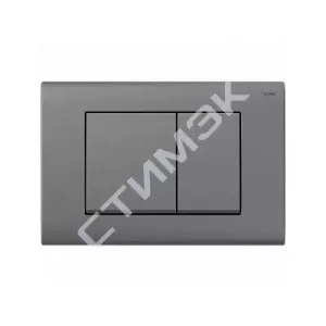 Панель смыва NOVA QUAD 001 с прямоугол клавишами, пластик, графитовый мат. 19102041001 Рехау