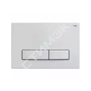 Инсталляции, кнопки, аксессуары Рехау - купить в Екатеринбурге, Тюмени, Челябинске, Перми. Панель смыва NOVA LONG 001 с прямоугольными клавишами, пластик, белый, глянцевый 19102301001 Рехау