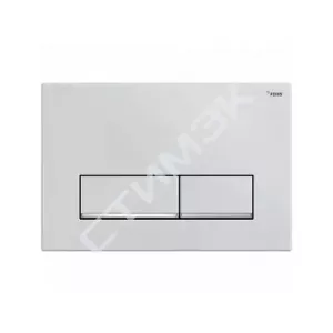 Инсталляции, кнопки, аксессуары Рехау - купить в Екатеринбурге, Тюмени, Челябинске, Перми. Панель смыва NOVA LONG 002 с прямоугольными клавишами, пластик, белый, глянцевый, нижняя полоса клав