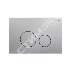 Панель смыва NOVA ORB STEEL с круг клавишами, нержавеющая сталь, браш нерж сталь 19102601001 Рехау