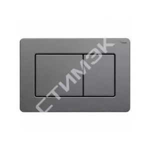 Панель смыва NOVA QUAD STEEL с прямоугол клавишами, нерж сталь, браш графит 19102721001 Рехау