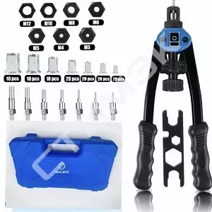 Монтажный профиль WALLBOX - купить в Екатеринбурге, Тюмени, Челябинске, Перми. АРЕНДА Заклепочник двуручный механический WB 98044 WALLBOX