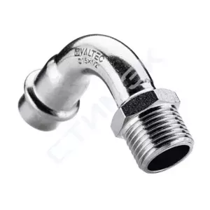 Отвод 90* с переходом на нар. р., нерж. сталь 54х2" VTi.957.I.005409 Valtec