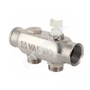 Коллектор нержавеющий, м/о расстояние 50мм, 1" ВР, 2 x 3/4" НР Евроконус VTc.505.SS.060502 Valtec (VTc.505.SS.060502) - купить в Екатеринбурге, Тюмени, Челябинске, Перми. Коллектор нержавеющий, м/о расстояние 50мм, 1" ВР, 5x 3/4" НР Евроконус VTc.505.SS.060505 Valtec