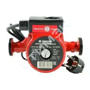 Насосы циркуляционные UNIPUMP - купить в Екатеринбурге, Тюмени, Челябинске, Перми. Насос циркуляц. (отопл.) CP 25-60 130 95046 UNIPUMP