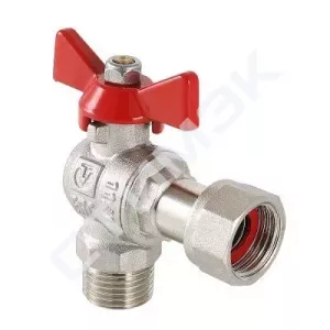 Кран шар. угловой с накидной гайкой 1/2"х3/4" ПМ VT.267.N.0405 Valtec