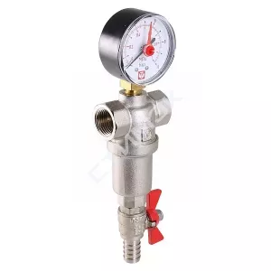 Сифон бутылочный 1,5"х40 Г нерж. перел. А0140 АНИ пласт (A0140) - купить в Екатеринбурге, Тюмени, Челябинске, Перми. Фильтр промывной 3/4", каскадный (500 и 100) VT.390.N.05