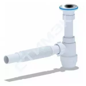 Сифон 1,25"х32 "Юнг" с гибкой трубой 32*32 BM1005 АНИ пласт