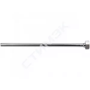 Трубка 10 мм хромированная медь с гайкой 1/2" 35 см. арт.114, REMER