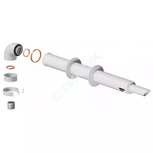 Настенный газовый котел Urban 2.24 TM 24 кВт GE0Q6NE09RU Haier (GE0Q6NE09RU) - купить в Екатеринбурге, Тюмени, Челябинске, Перми. Комплект дымохода АНТИЛЕД 60/100 L1220 мм, раб длина 1000 мм (хомут+ втулка D60 L-50) KTL-01B-1KS