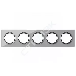 Розетка телефонная 1xRJ11, цвет бежевый 1E20601301 OneKeyElectro (2172792) - купить в Екатеринбурге, Тюмени, Челябинске, Перми. Рамка горизонтальная стеклянная на 5 приборов, цвет серый Garda 2E52501302 OneKeyElectro