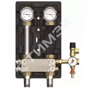 Коллектор распределительный до 5 насос. групп с комплектом кронштейнов, нерж сталь М66301.931RU (M66301.931RU) - купить в Екатеринбурге, Тюмени, Челябинске, Перми. Насосная группа UK 1" с теплообменником 30 пластин, без насоса M45811.30EA, Meibes