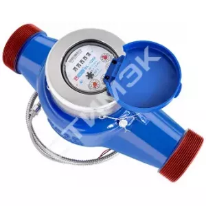 Счетчики для воды METER - купить в Екатеринбурге, Тюмени, Челябинске, Перми. Водосчетчик ВК - 50 ХИ со штуцерами и импульсным входом 08007, METER