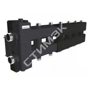 Балансировочный коллектор BM-80-7DU.EPP (до 80 кВт, подкл. котла G 1¼″) BM 8007T 22, GIDRUSS