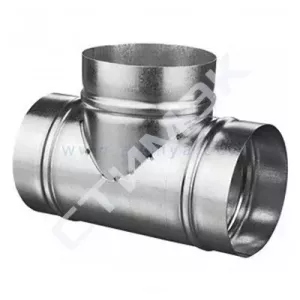 Распродажа.Вентиляция Вентс - купить в Екатеринбурге, Тюмени, Челябинске, Перми. Тройник ТМ 120Ц оцинкован. Вентс