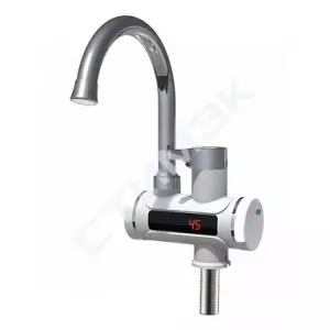 Проточные электрические водонагреватели - купить в Екатеринбурге, Тюмени, Челябинске, Перми. Кран-водонагреватель проточного типа BEF-001 с дисплеем и жестким изливом, 14380 UNIPUMP