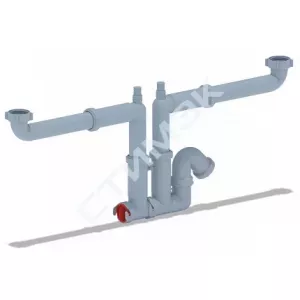 Преимущества компании. Сифон Ани 1 1/2*40 двойной с отводом для стиральной машины, без выпуска F3520 АНИ пласт