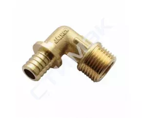 Угольник аксиальный латунный НР D20 (2,8) - 1/2"