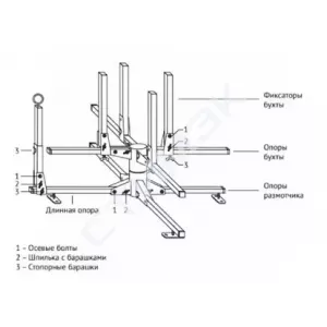 Разматыватель для трубы в бухтах UFL-TP-R5002